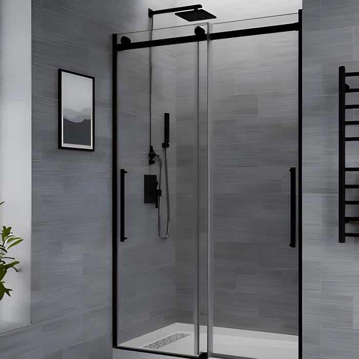 glass shower door installation in San Jose