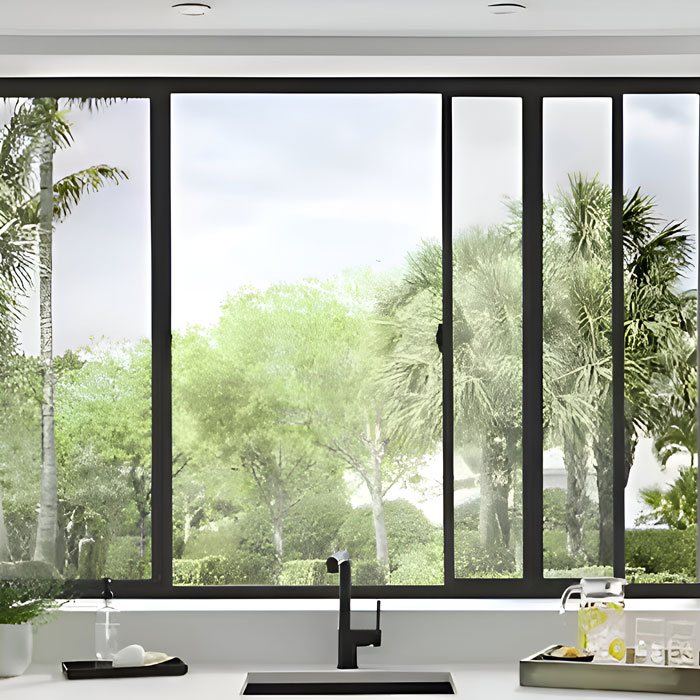 retro-fit window installation in kitchen